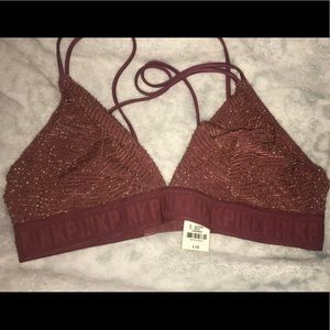 Mauve bralette. Never worn with tags